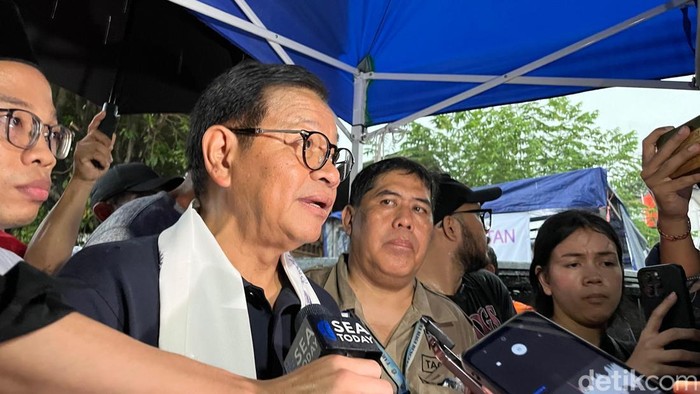 Cagub Jakarta nomor urut 3 Pramono Anung. (Diah/detikcom)