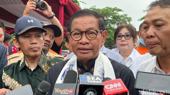 Calon Gubernur Jakarta nomor urut 3 Pramono Anung. (Diah/detikcom)