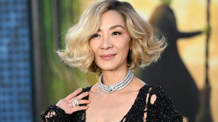 Michelle Yeoh at the Wicked Los Angeles Premiere at the Dorothy Chandler Pavilion on November 9, 2024 in Los Angeles, California. (Photo by Gilbert Flores/Variety via Getty Images)
