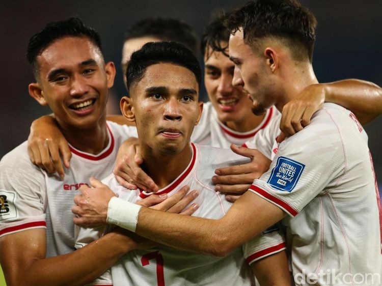 Gol Marselino Bawa Indonesia Unggul 1-0 Atas Arab Saudi di Babak I