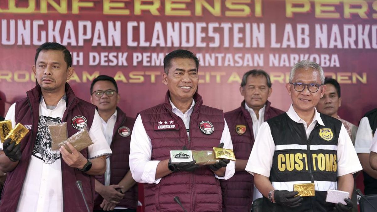 Bareskrim Polri Bongkar Pabrik Narkoba Hashish di Bali, 4 Orang Ditangkap!