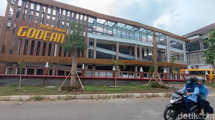 Lokasi calon lahan parkir di Utara Pasar Induk Godean, Selasa (19/11/2024).
