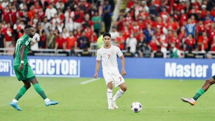 Marselino Ferdinan cetak brace di laga melawan Arab Saudi