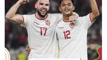Akun resmi Timnas Indonesia di X mengabarkan kemenangan Indonesia. Foto: X.com