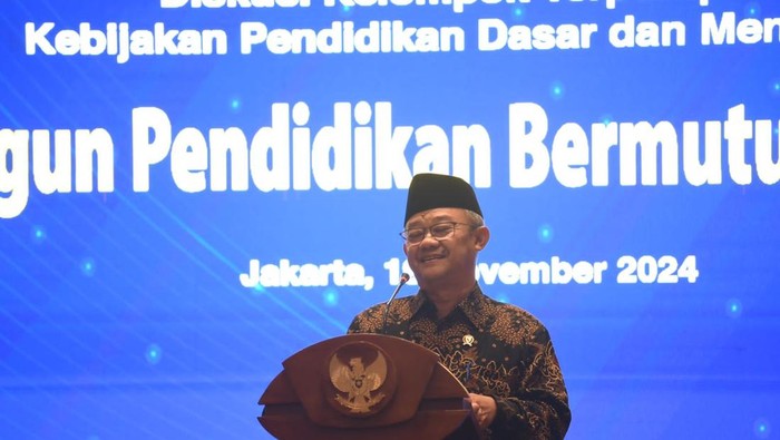 Menteri Pendidikan Dasar dan Menengah (Mendikdasmen) Abdul Muti