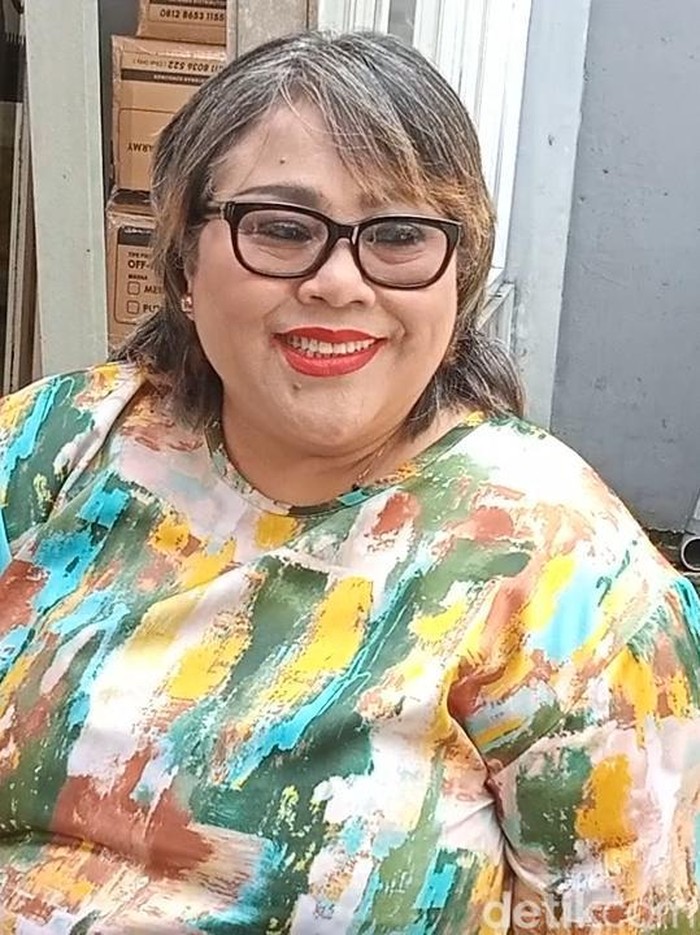 Nunung saat ditemui di kawasan transmedia.