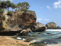 Pantai Mbluluk, Hidden Gem di Gunung Kidul Jogja, Pas buat Healing