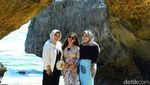 Potret Pantai Mbuluk, Hidden Gem Cantik di Balik Tebing Batu Gunungkidul