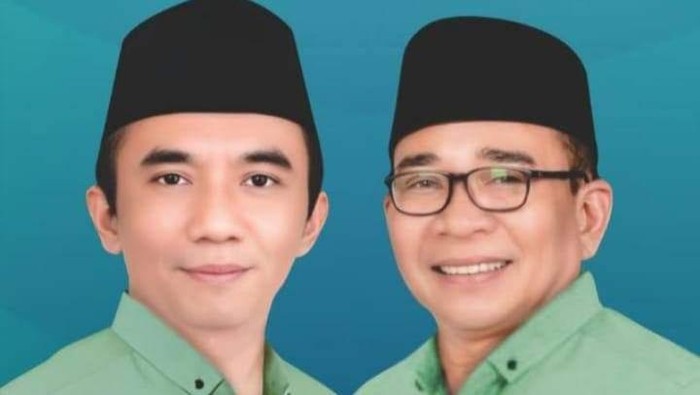 Paslon calon (paslon) Bupati-Wakil Bupati Lombok Timur Syamsul Luthfi-Abdul Wahid (Luthfi-Wahid).