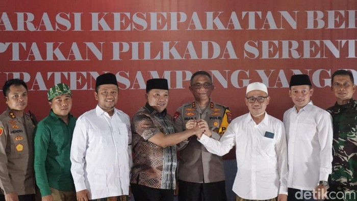 Polisi pertemukan dua paslon dan pendukungnya agar tidak terjadi tragedi berdarah