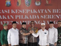 Dua Paslon Pilbup Sampang-Pendukung Deklarasi Damai