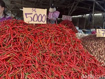 Sumut Alami Deflasi 0,49% pada Mei 2025, Cabai Merah Penyebab Utama