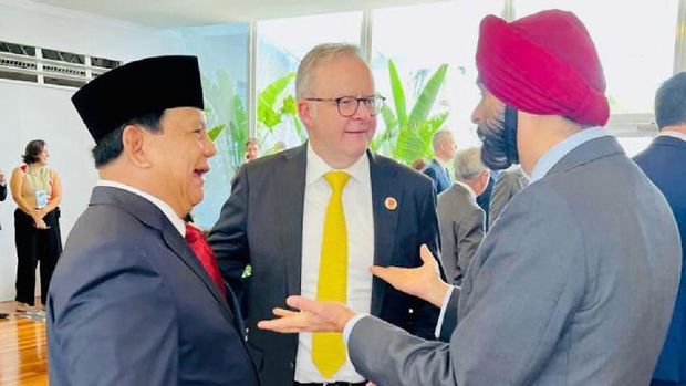 Prabowo berbincang akrab dengan para pemimpin dunia di sela KTT G20.