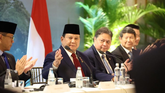 Prabowo di forum Indonesia-Brazil Business Forum in the sideline of G20 Summit di Rio de Janeiro, Brasil,