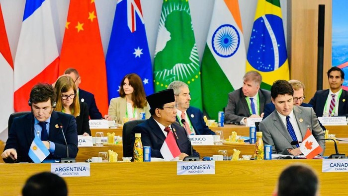 Presiden Prabowo Subianto menghadiri peluncuran inisiatif Global Alliance against Hunger and Poverty dalam rangkaian KTT G20. (Foto: Laily Rachev - Biro Pers Sekretariat Presiden)