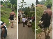 Pria Diduga Maling Ternak di Musi Rawas Diarak Warga Keliling Desa, Ini Faktanya