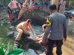 Sempat Dikira Boneka, Mayat Orok Ditemukan di Sungai Lombok Tengah