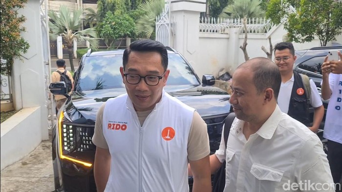 Relawan Gibran Center dukung paslon Pilkada Jakarta nomor urut 1 Ridwan Kamil-Suswono. (Joakhim Tharob/detikcom)