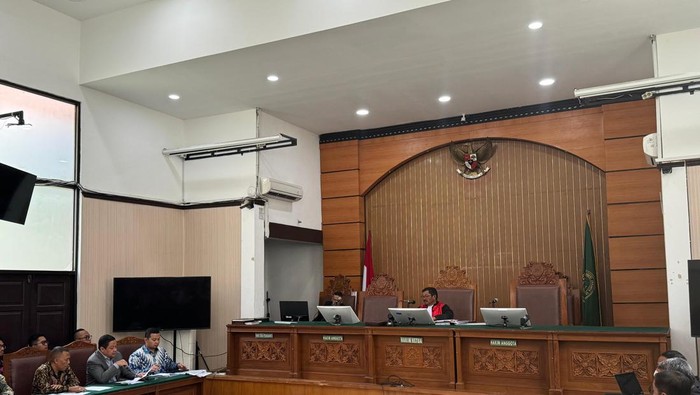Sidang praperadilan Tom Lembong di PN Jaksel (Yogi/detikcom)