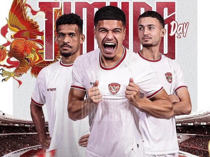 Timnas Indonesia day jelang lawan Arab Saudi di Kualifikasi Piala Dunia 2026 zona Asia.