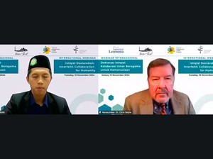 Istiqlal-Institut Leimena Gelar Webinar, Bahas Kolaborasi Agama untuk Kemanusiaan