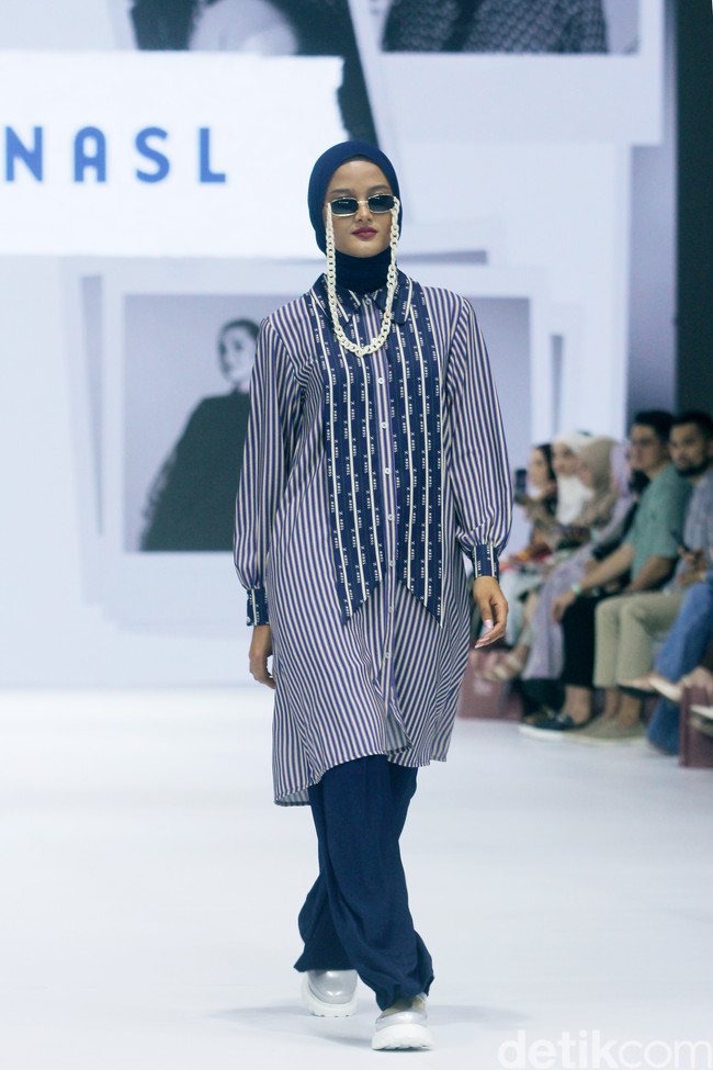 Inilah koleksi terbaru kolaborasi Zaskia Sungkar x NASL di Jakarta Fashion Week 2025, bertempat di City Hall, Pondok Indah mall 3, Jakarta Selatan, Jumat [25/10/2024]. Foto: Mohammad Abduh/detikcom.