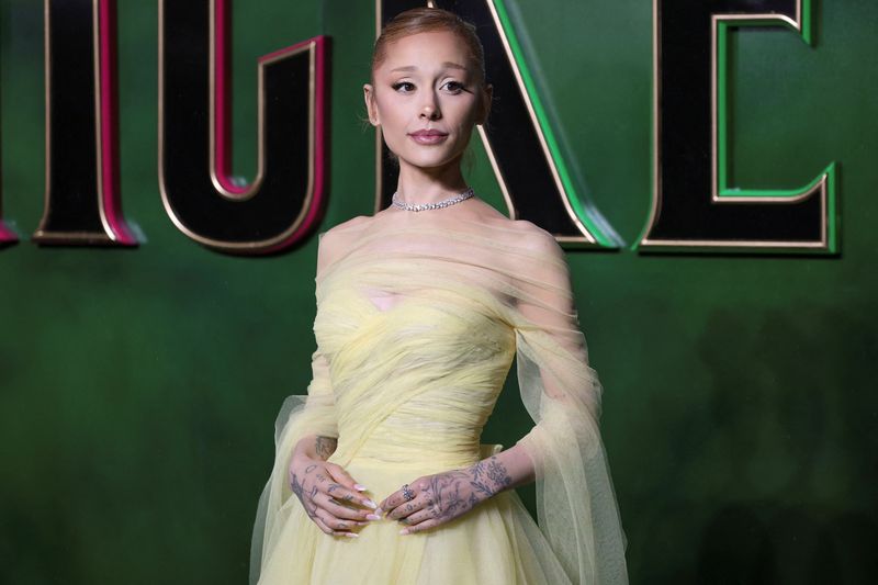 Cast member Ariana Grande attends a premiere for the film 