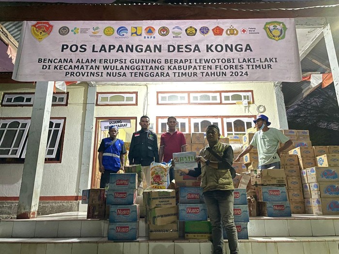 BMH-SAR Hidayatullah kirim bantuan untuk pengungsi korban erupsi Gunung Lewotobi.