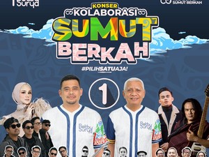 Bobby-Surya Gelar Kampanye Akbar di Medan, Ajak Masyarakat Riang Gembira