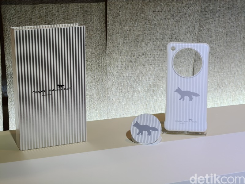 Casing Maison Kitsuné untuk Oppo Find X8