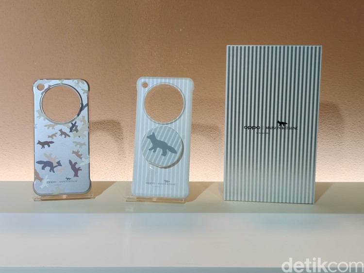 Casing Maison Kitsuné untuk Oppo Find X8