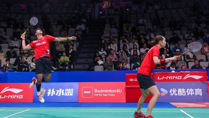 Dejan Ferdinansyah/Gloria Emanuelle Widjaja melangkah ke babak kedua China Masters 2024.