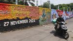 Deretan Mural Sosialisasikan Pilkada 2024