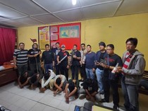 Rusak Rumah Warga, 6 Remaja Anggota Geng Motor di Asahan Ditangkap