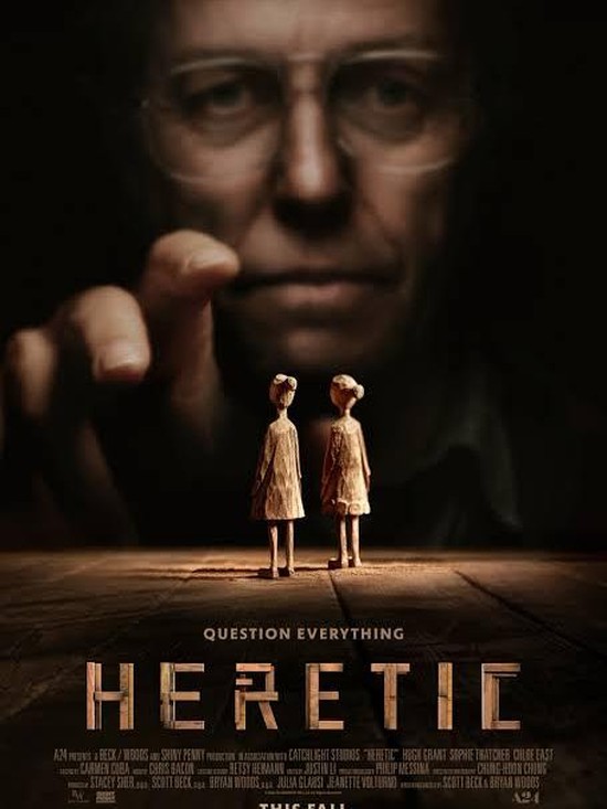Cuplikan adegan di film Heretic.
