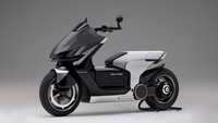Sementara itu, EV Urban Concept desainnya lebih terlihat seperti motor matic  konvensional. Foto: Dok. Honda