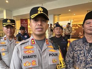 Ratusan Personel Polisi Disiagakan di Debat Pamungkas Pilwali Kediri