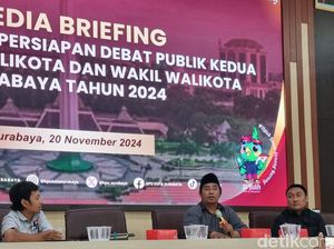 Debat Pamungkas Pilwali Surabaya 2024 Akan Bahas Persoalan Daerah