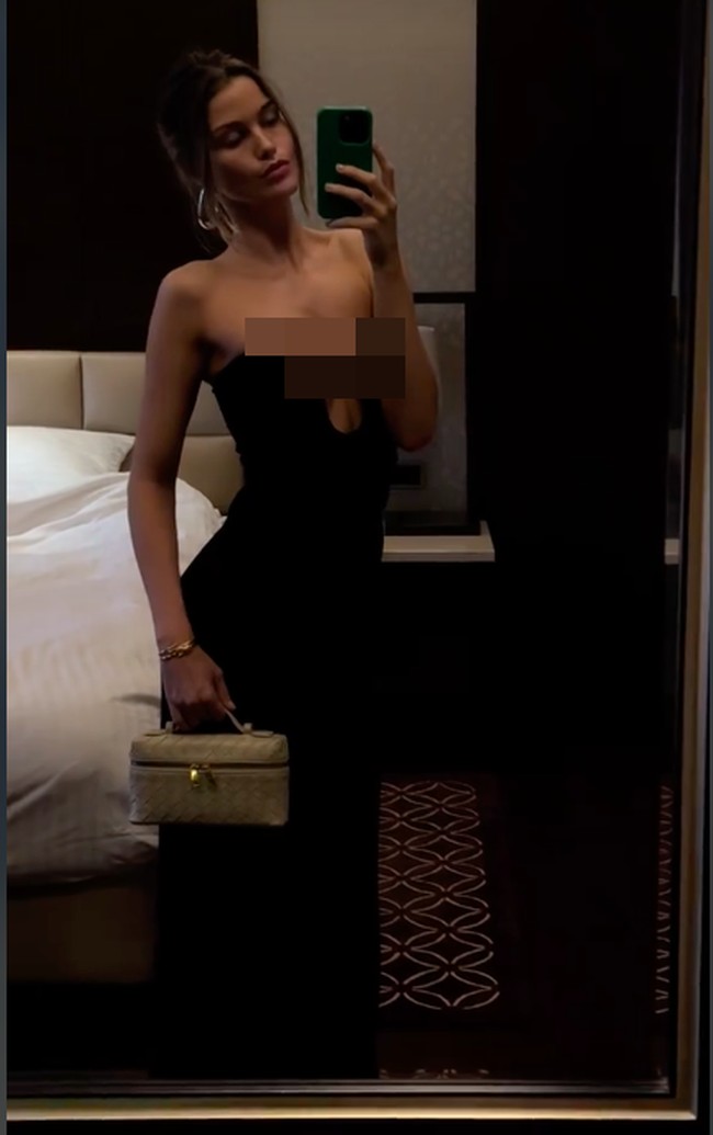 Pacar Marteen Paes, Luna Bilj, telah lama mencuri perhatian publik sejak pemain naturalisasi itu membela timnas. Luna dikenal sebagai supermodel. Foto: TikTok Luna Bilj