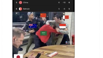 Jepang sudah sangat jauh di atas di Grup C, sementara yang lain baku hantam karena poinnya hampir sama dan semua masih berkesempatan di posisi kedua. Foto: X.com