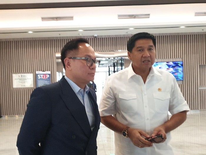 Menteri Perumahan dan Kawasan Permukiman (PKP) Maruarar Sirait (Ara) menemui Wakil Menteri Badan Usaha Milik Negara (BUMN) Kartika Wirjoatmodjo