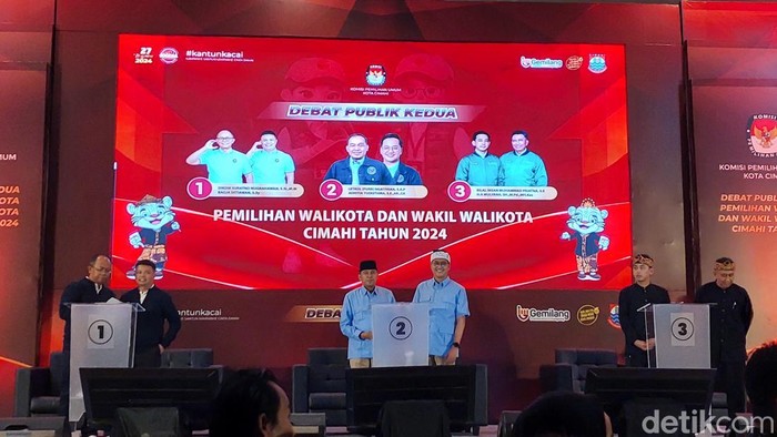 Pelaksanaan Debat Pamungkas Pilwalkot Cimahi