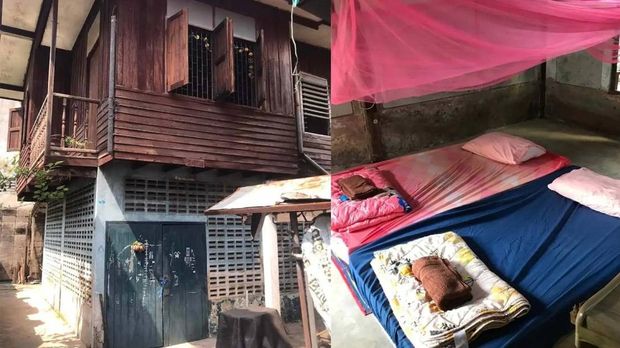 Penampakan rumah kumuh yang jadi penginapan di Thailand