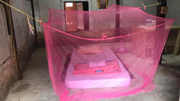 Penginapan di rumah kumuh Thailand
