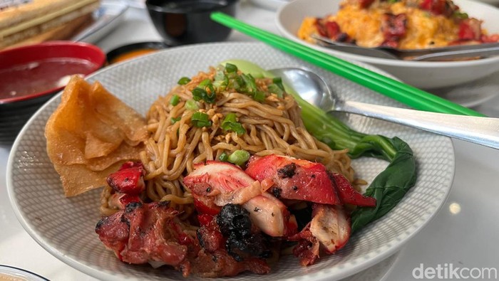 Potret mie ayam Charsiu khas Hongkong di The Hongkong Story Medan (Kartika Sari/detikcom)