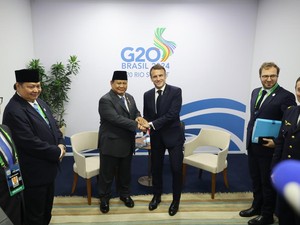 Prabowo dan Macron Bertemu di KTT G20, Jet Tempur Rafale-Kapal Selam Dibahas