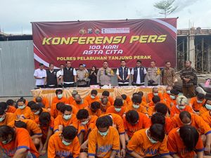 59 Kasus Narkotika di Surabaya Utara Diungkap, 66 Tersangka Ditangkap