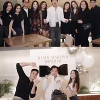 Lyodra dan para tamu undangan yang hadir tampil kompak mengenakan busana berwarna hitam. Hatiku penuh sekali semalam. Thank you all! tulis Randy dalam unggahannya. Foto: Instagram/@randymartinnn