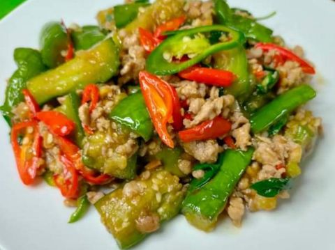 Resep Tumis Terong Ayam Cincang