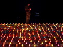 Ribuan Lilin Peringati 1.000 Hari Invasi Rusia ke Ukraina